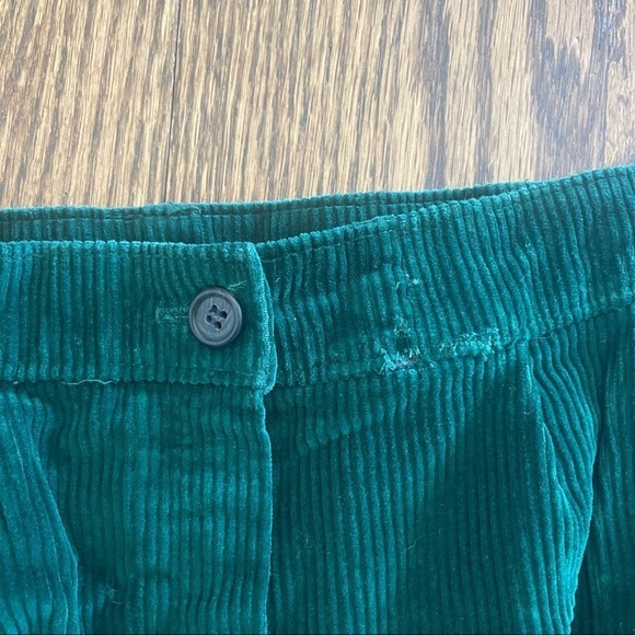 VINTAGE 60s 70s THE VILLAGER Green Corduroy Blazer Jacket Skirt Suit set - Picture 8 of 9